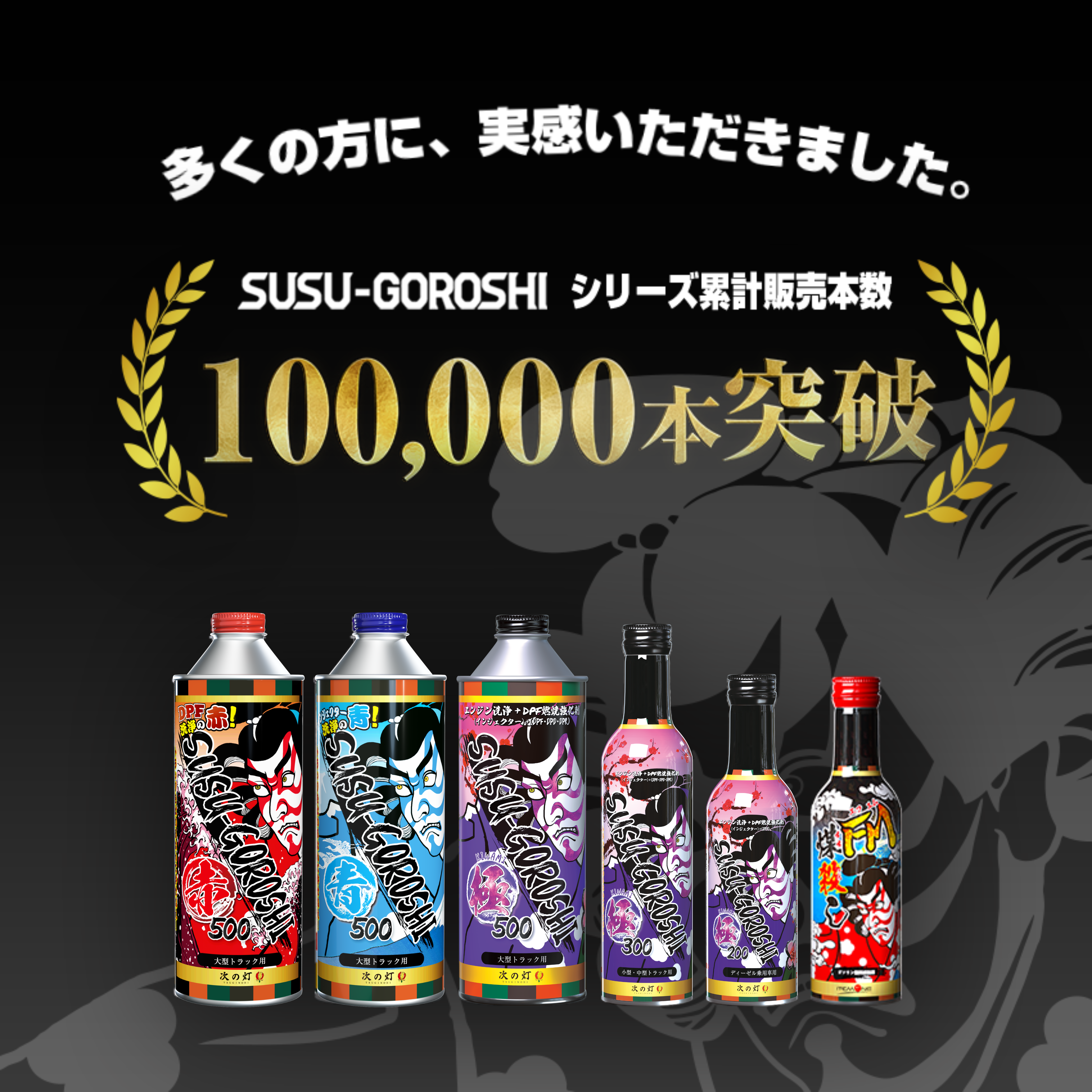 煤殺し 極(すすごろし 煤焼き性能強化剤(DPF・DPD・DPR)煤殺し 500ml
